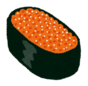 イラスト:いくらのお寿司