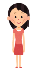 イラスト:やせすぎの女性