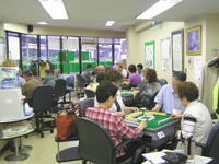 写真:マージャン会場