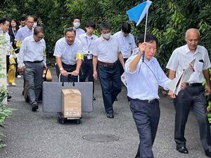 写真:令和7年度国道15号訓練2