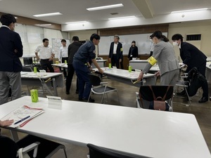写真:令和6年度国道15号訓練2