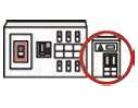 イラスト：分電盤接続型感震ブレーカー