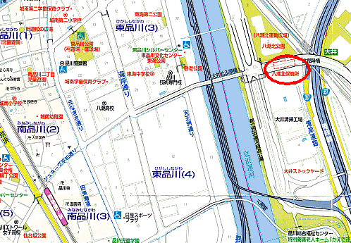 地図:保管所案内図