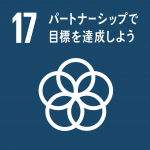 イラスト：SDGsアイコン17　パートナーシップで目標を達成しよう