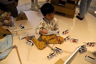 写真:エシカル消費イベント2025 ダンボールアート
