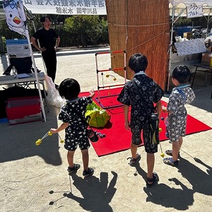 写真:しなフェス2024 デフリンピック啓発ブース2