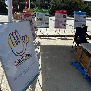 写真:しなフェス2024 デフリンピック啓発ブース3