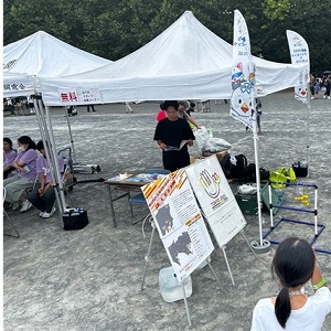 写真:八潮まつり デフリンピック啓発ブース