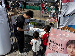 写真:令和7年4月しながわ運河まつり デフリンピック啓発ブース3