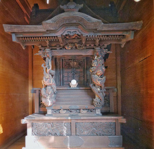 写真:居木神社末社厳島神社(旧松原家屋敷神)