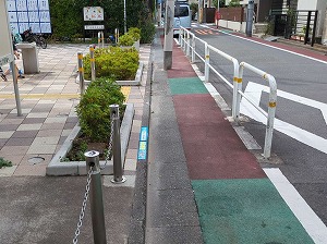 写真：荏原中央公園前