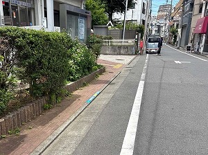 写真：水道局品川営業所前
