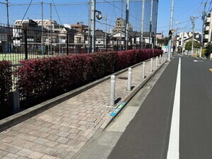 写真：荏原第六中学校前