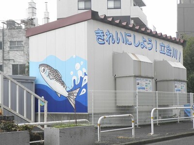 写真：酸素溶解水発生装置建屋外観