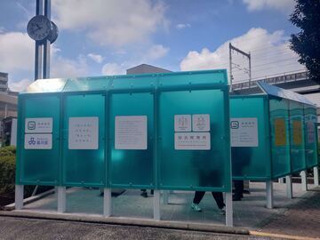 写真：西大井駅前喫煙所