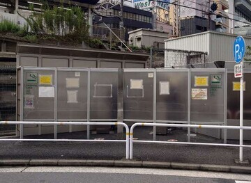 写真：五反田駅東口花房山通り喫煙所