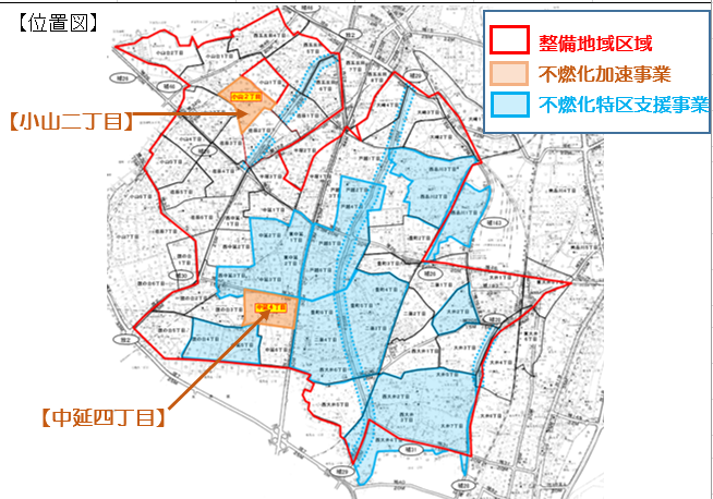 地図:事業実施地区