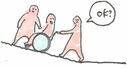イラスト:車いす体験