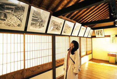 写真:赤沢宿_清水屋展示