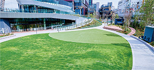 イラスト:TRACKS PARK 広場のイメージ