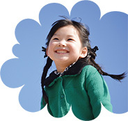 写真：子どもの笑顔