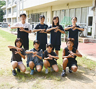 写真：明晴学園のみなさん