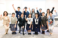 写真：委嘱式、意見交換会の様子