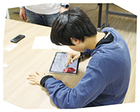 写真：デジタルものづくりの経験の様子