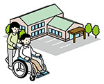 イラスト:老人ホーム