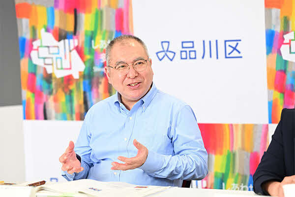 写真:鍵屋氏が話している様子