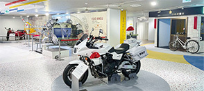 写真：ポリスミュージアム展示