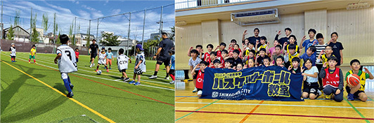 写真:スポーツ教室集合の様子