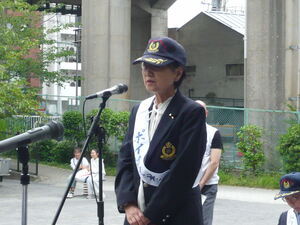 写真：連合町会長からの挨拶