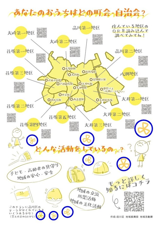 写真:町会加入促進チラシ裏