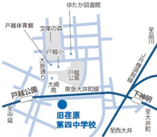 地図：荏原