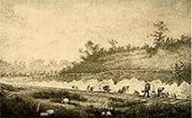 写真：大森貝塚発掘風景（1877年）