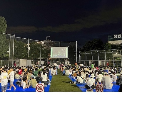 写真:映画会の様子