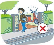 イラスト:たとえ短時間でも放置となる