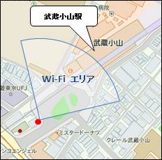 武蔵小山駅利用可能エリア