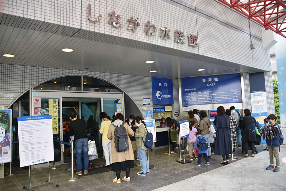 しながわ水族館入口