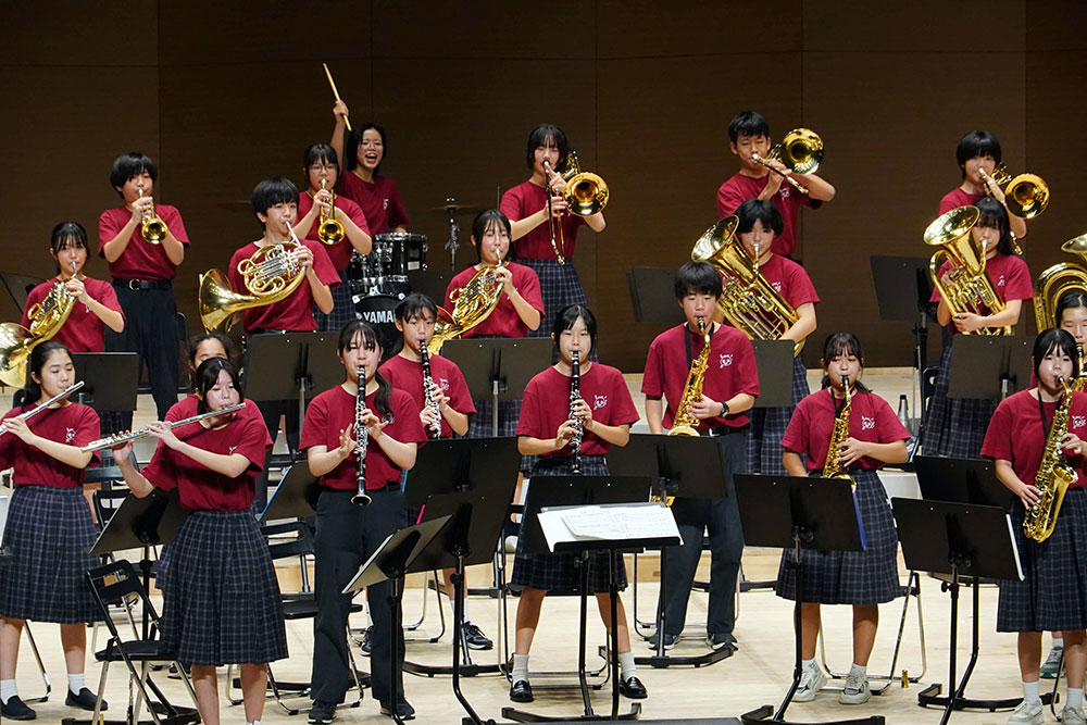 冨士見台中学校吹奏楽部の演奏の画像