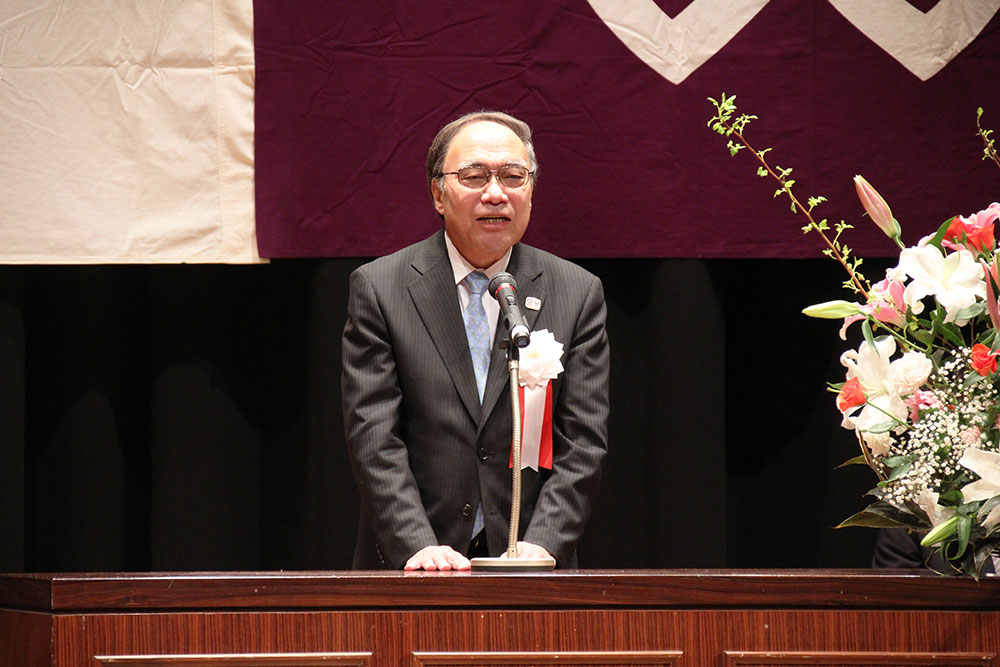 濱野学長のあいさつ