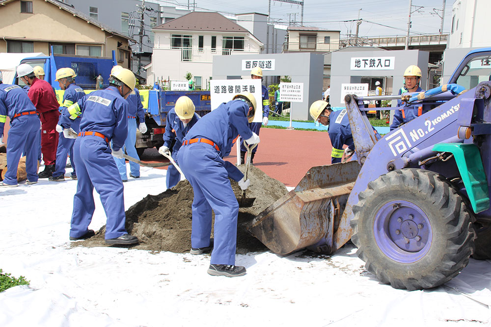 道路啓開活動訓練