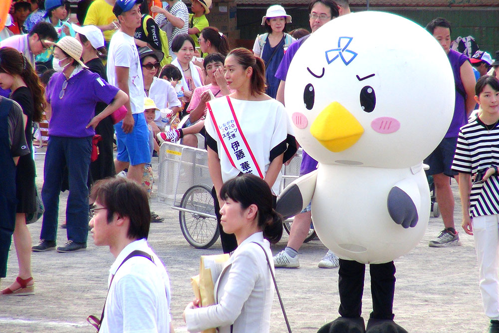 シナカモンとスポーツ大使伊藤さん