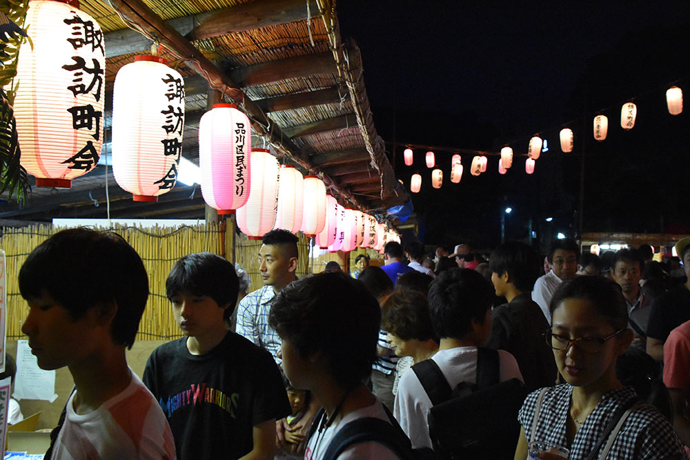 町会の模擬店