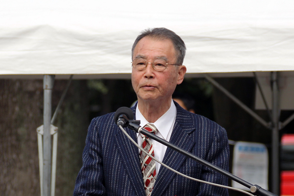 来賓祝辞　荏原防火防災協会　千葉雅雄 会長