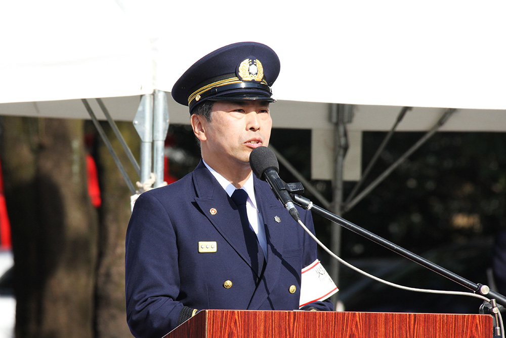 点検者　森住部長による講評