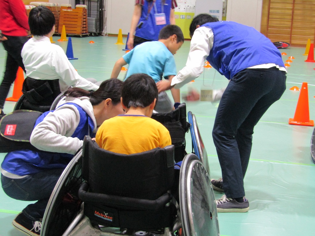 ラグ車体験会の様子