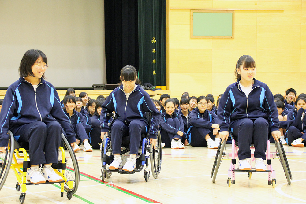 車いす試乗体験