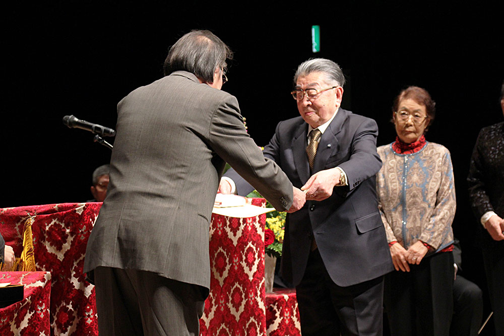 個人表彰　品川第二 柴崎基さん